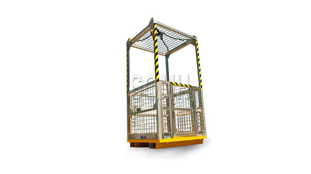 wp ncr-4 person crane cage with roof